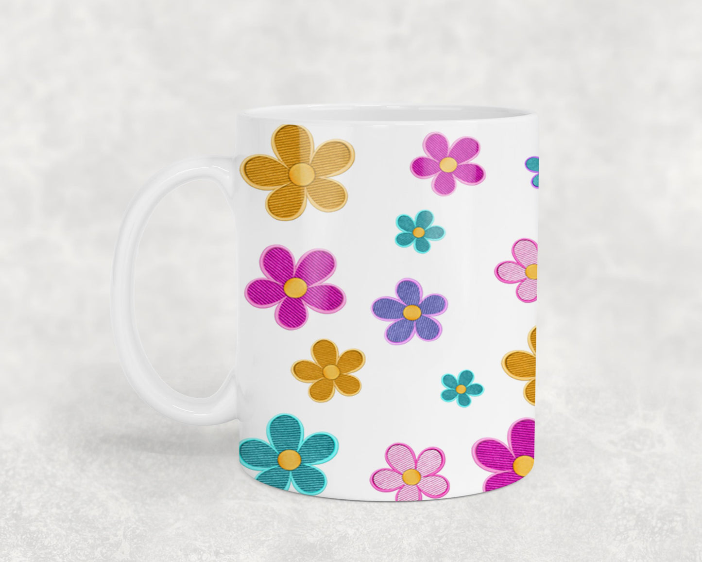 Embroidered Easter Bunny - mugs
