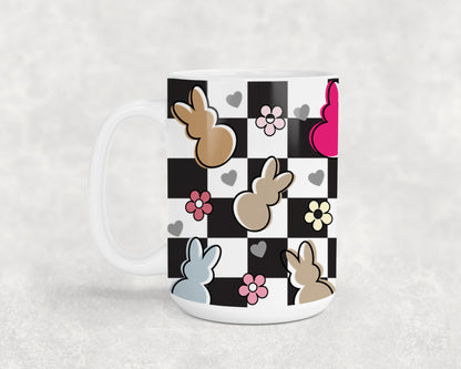 Easter Bunny Checkered-10457 - mugs