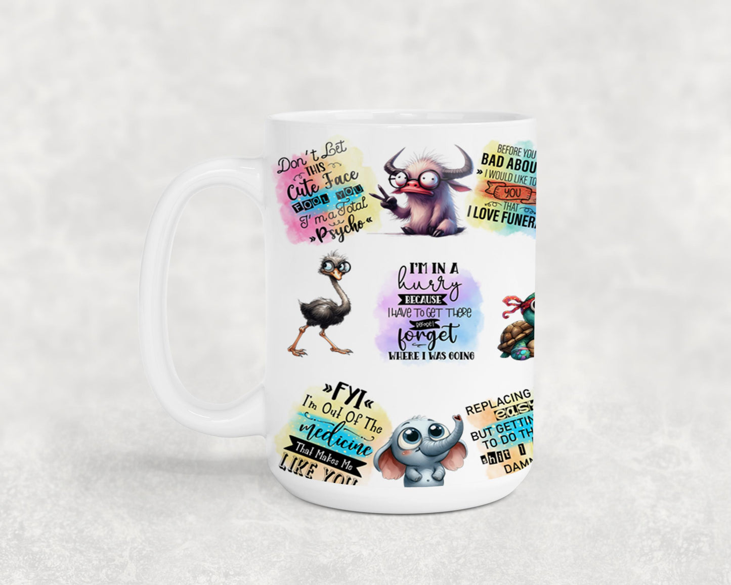 I May Look Calm - mugs