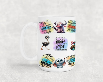 I May Look Calm - mugs