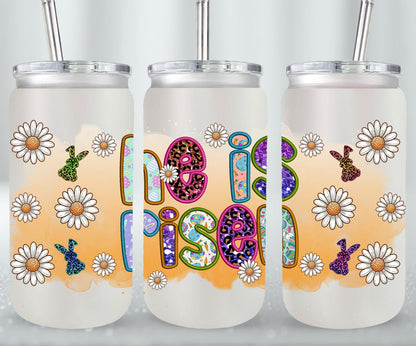 He is Risen-10362 - glass can