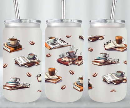 Books and Coffee1-9970 - glass can