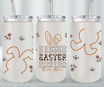 Easter Babe-10456 - glass can