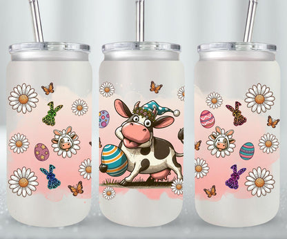 Cow Easter Day-10310 - glass can