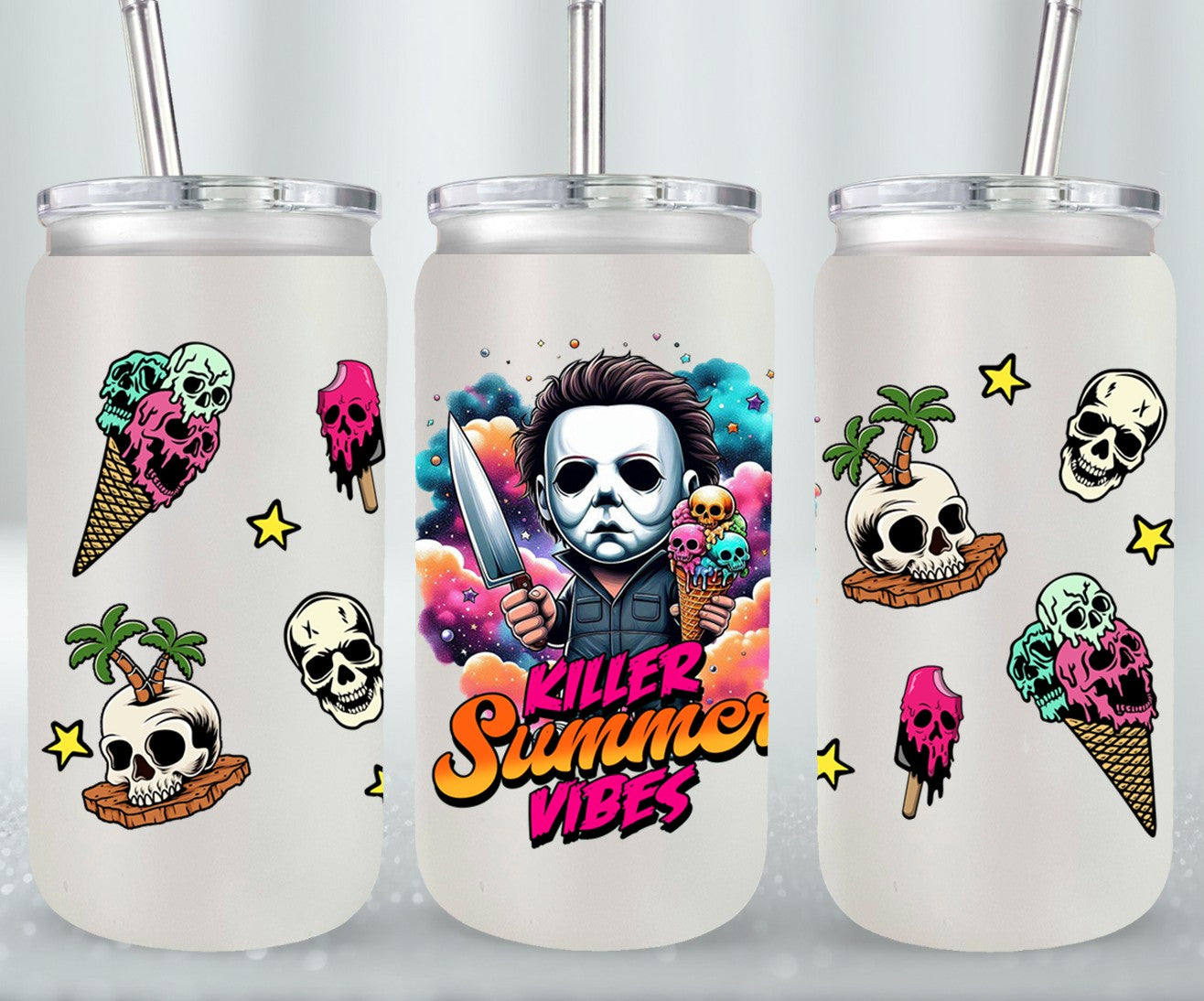 Summer Killer Vibes - glass can
