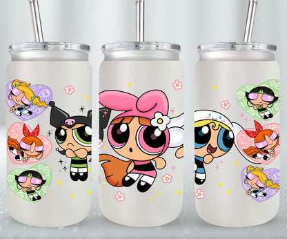 Cholos Cartoon-10154 - glass can