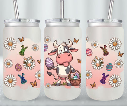 Cow Easter Day-10294 - glass can