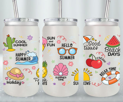 Happy Summer-10685 - glass can