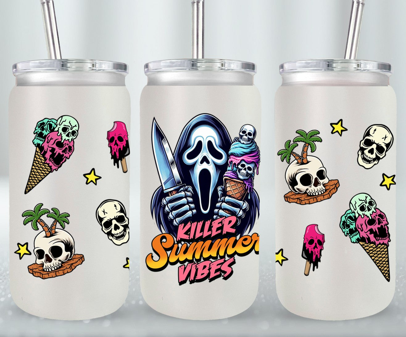 Killer Summer Vibes-10707 - glass can