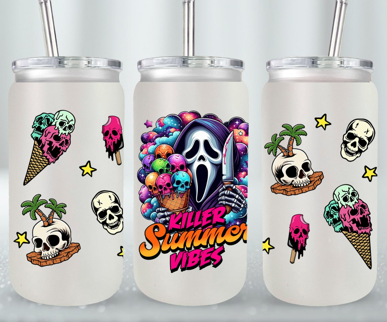 Summer Killer Vibes - glass can