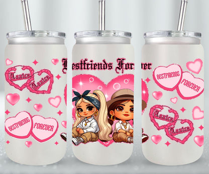 Best Friends Forever-10127 - glass can