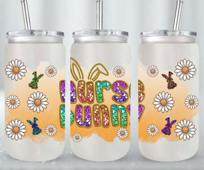 Nurse Bunny-10440 - glass can