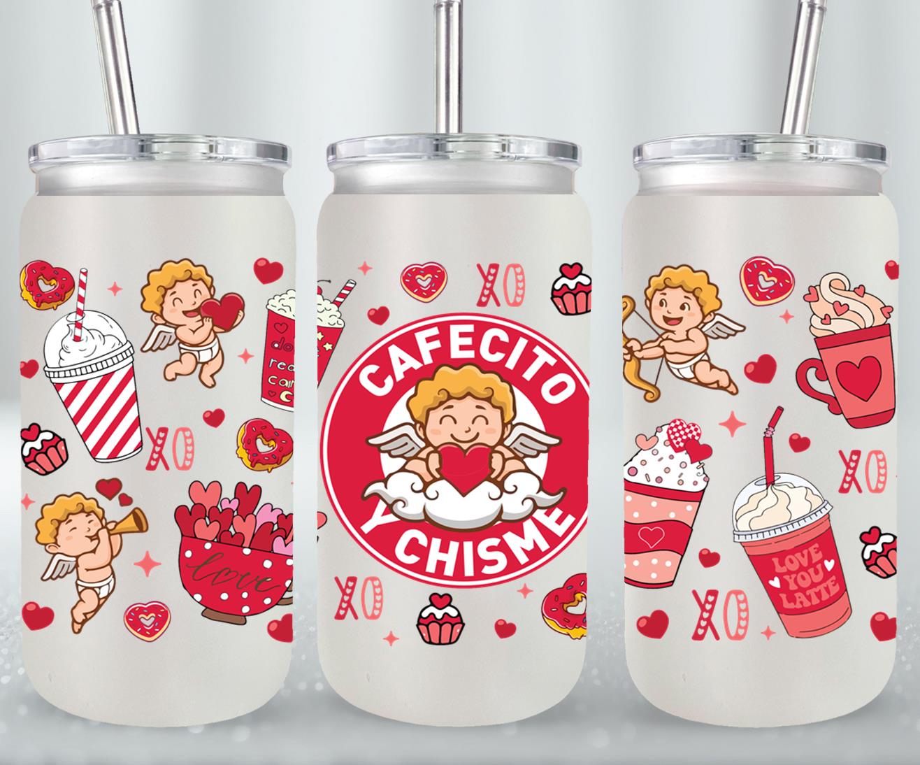 Cafecito y Chisme Valentine-10048 - glass can
