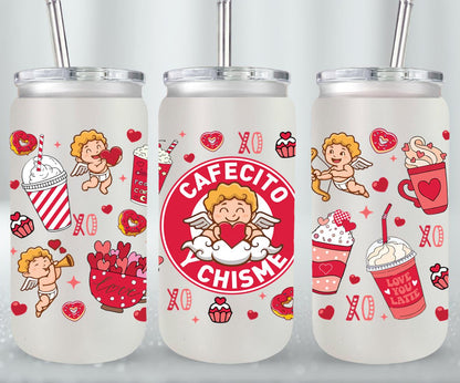 Cafecito y Chisme Valentine-10048 - glass can