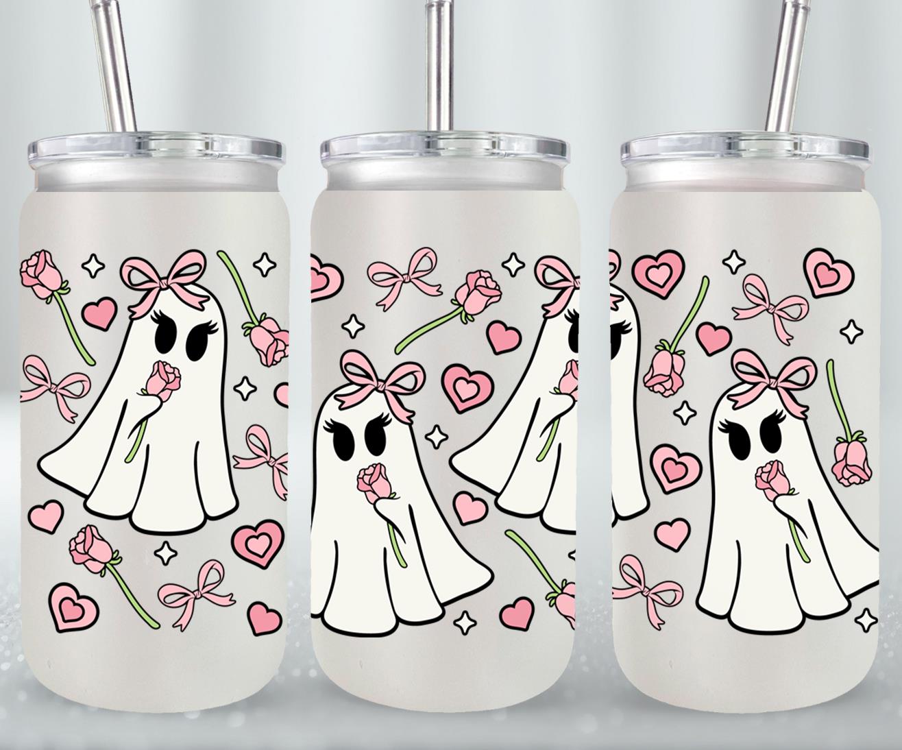 Coquette Ghostie-10251 - glass can