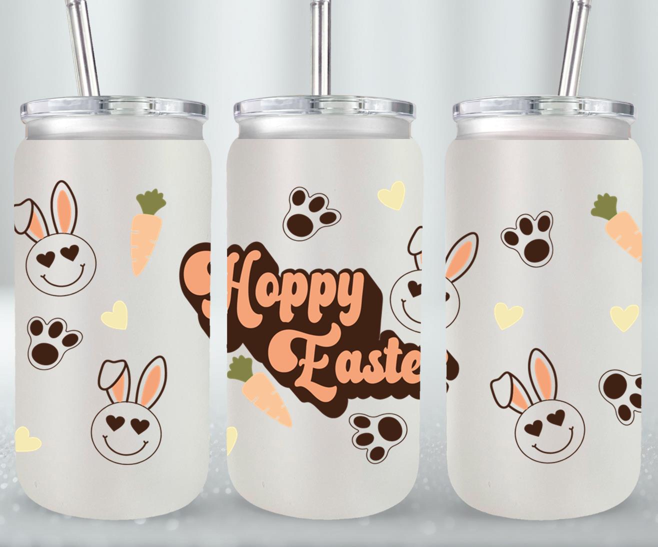 Hoppy Easter-10459 - glass can