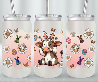 Cow Easter Day-10297 - glass can