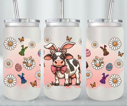 Cow Easter Day-10306 - glass can