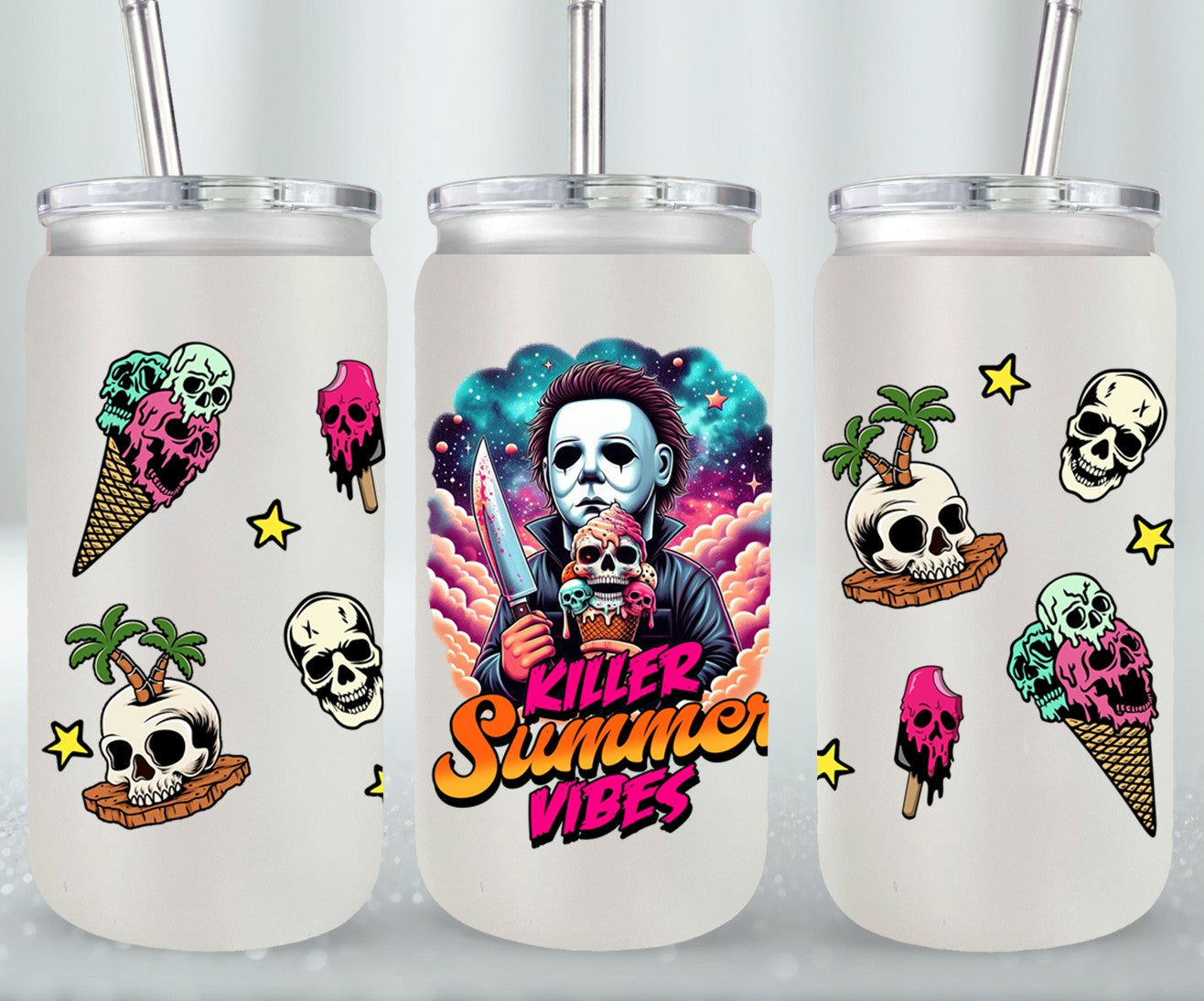Summer Killer Vibes - glass can
