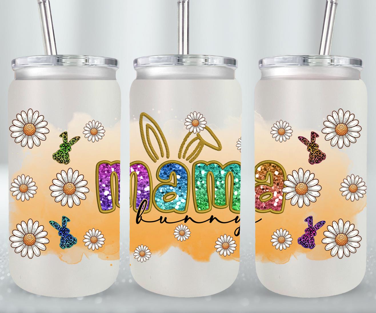 Mama Bunny-10432 - glass can