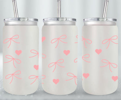 Heart Coquette-10256 - glass can