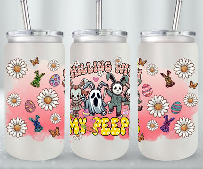 Easter Horror Killer-10332 - glass can