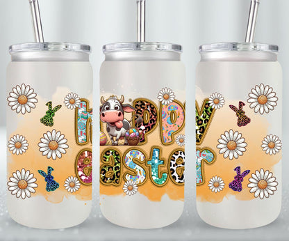 Cow Easter Day-10314 - glass can