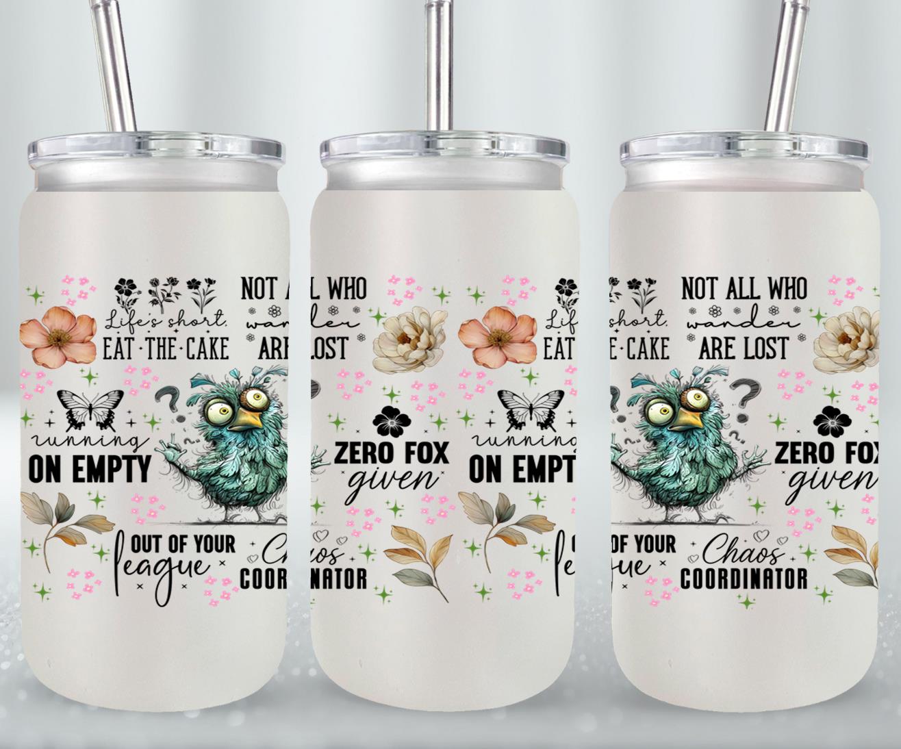 Life is Short-9902 - glass can