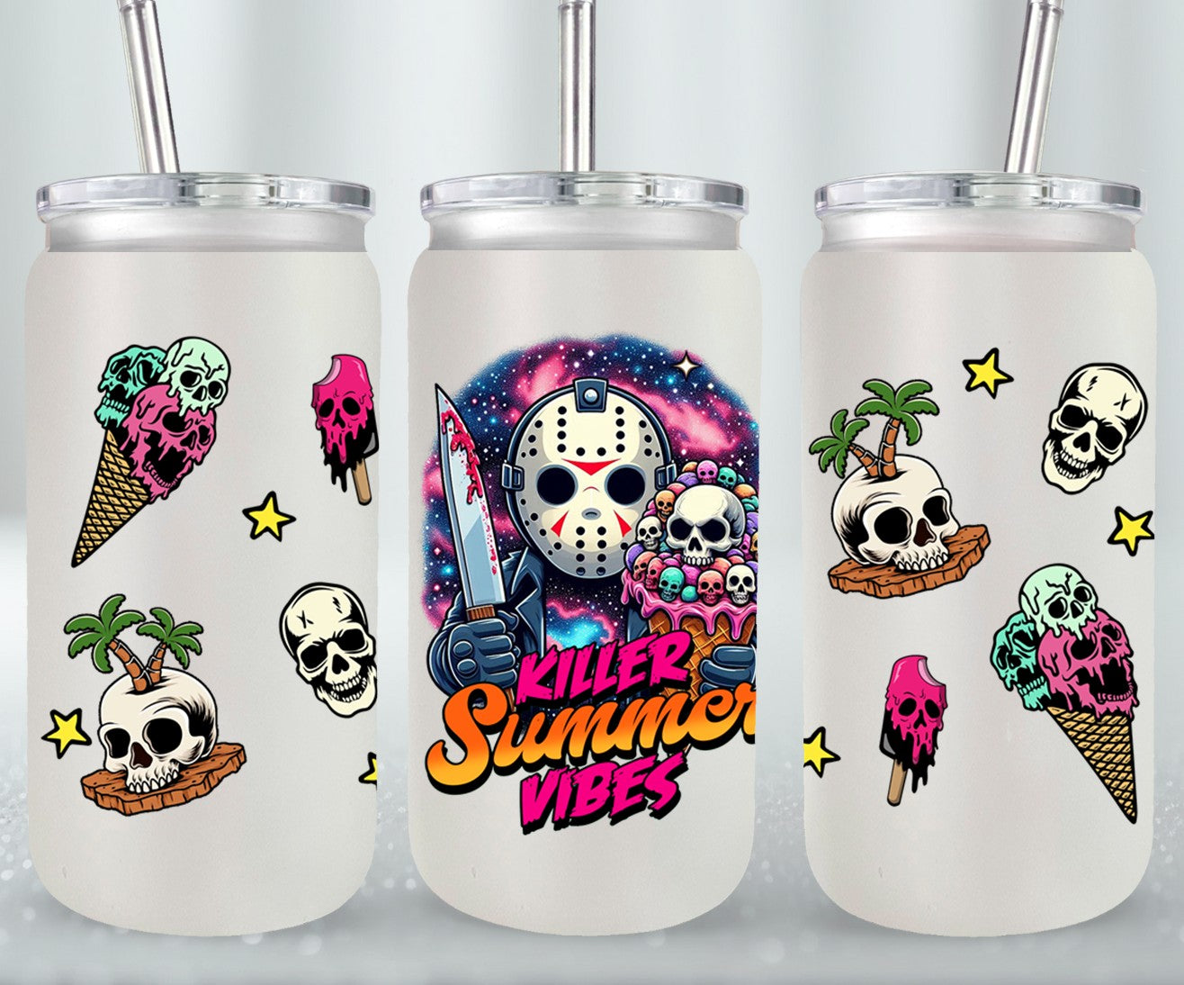 Summer Killer Vibes - glass can