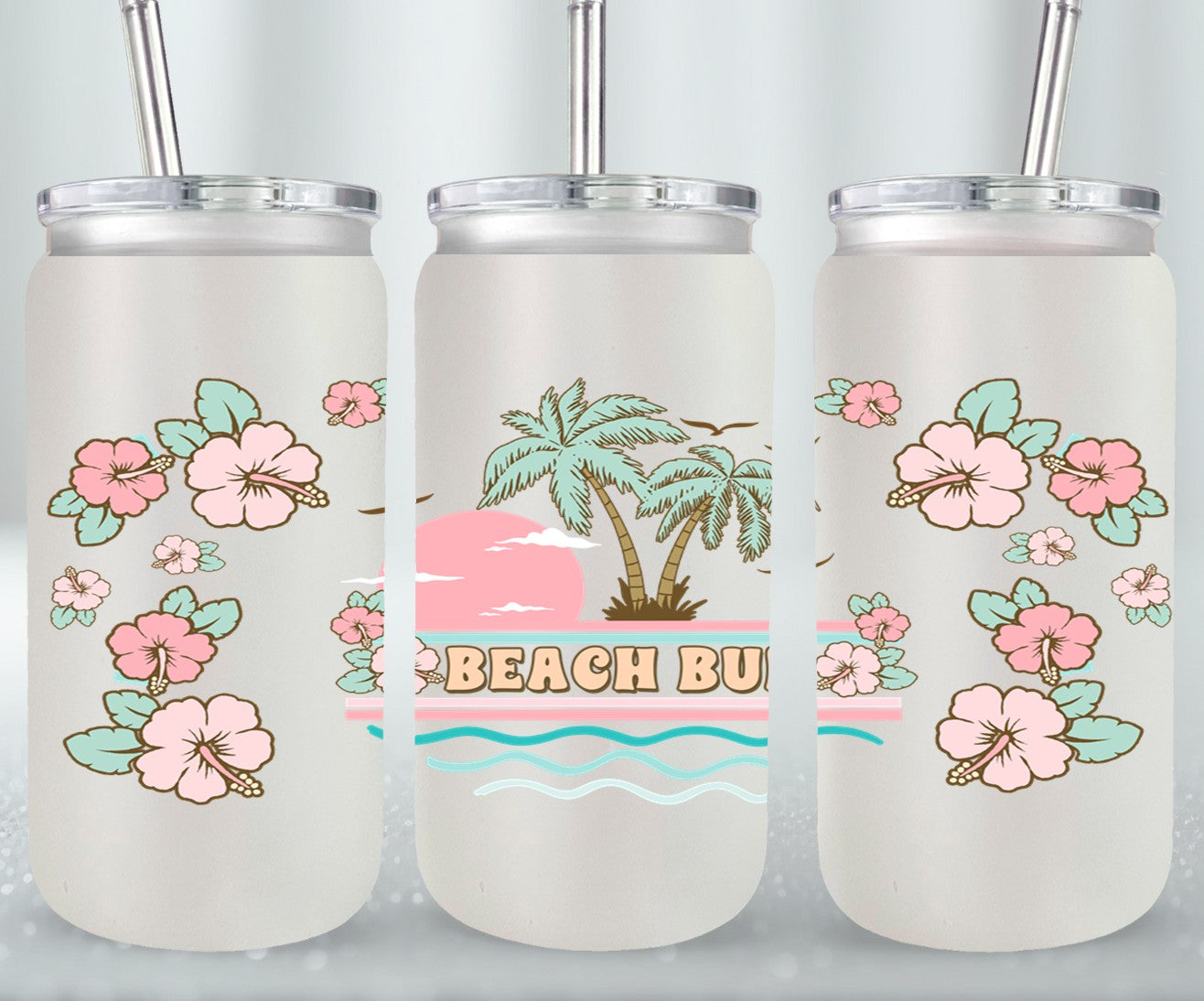 Beach Bum-10678 - glass can