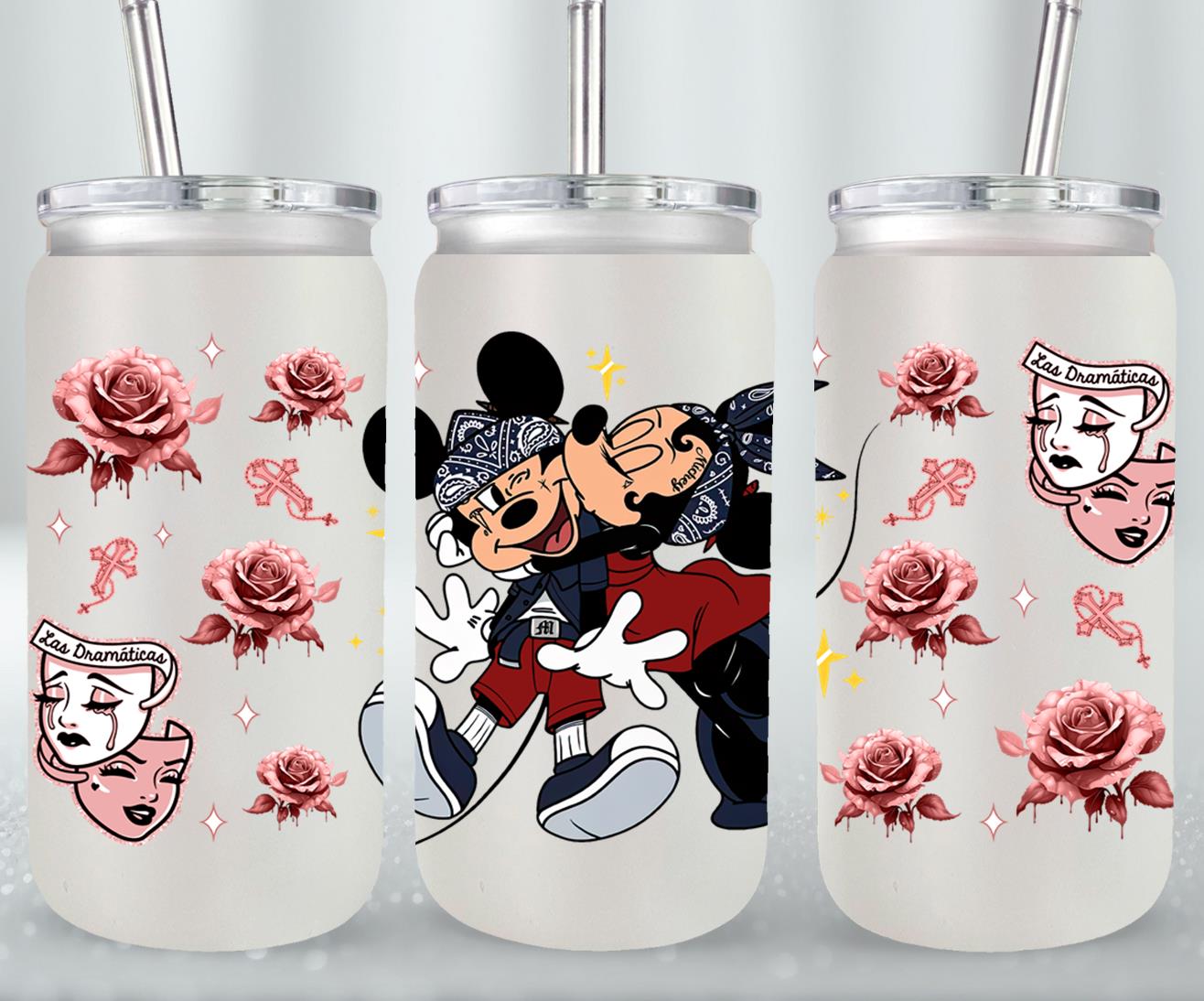 Cholos Cartoon-10152 - glass can