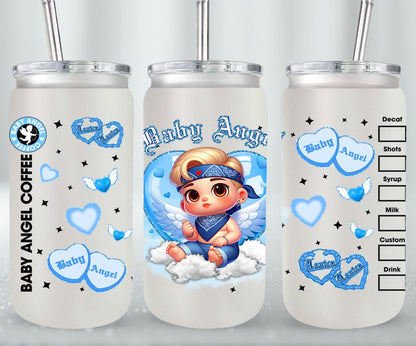 Angel Baby-10118 - glass can
