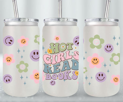 Hot Girls Read Books-9976 - glass can