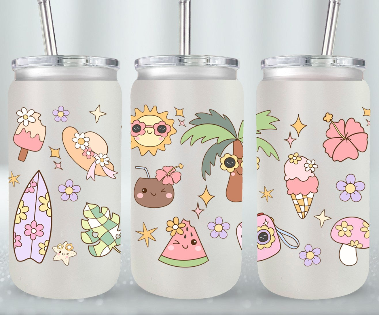 Tropical Summer-10692 - glass can