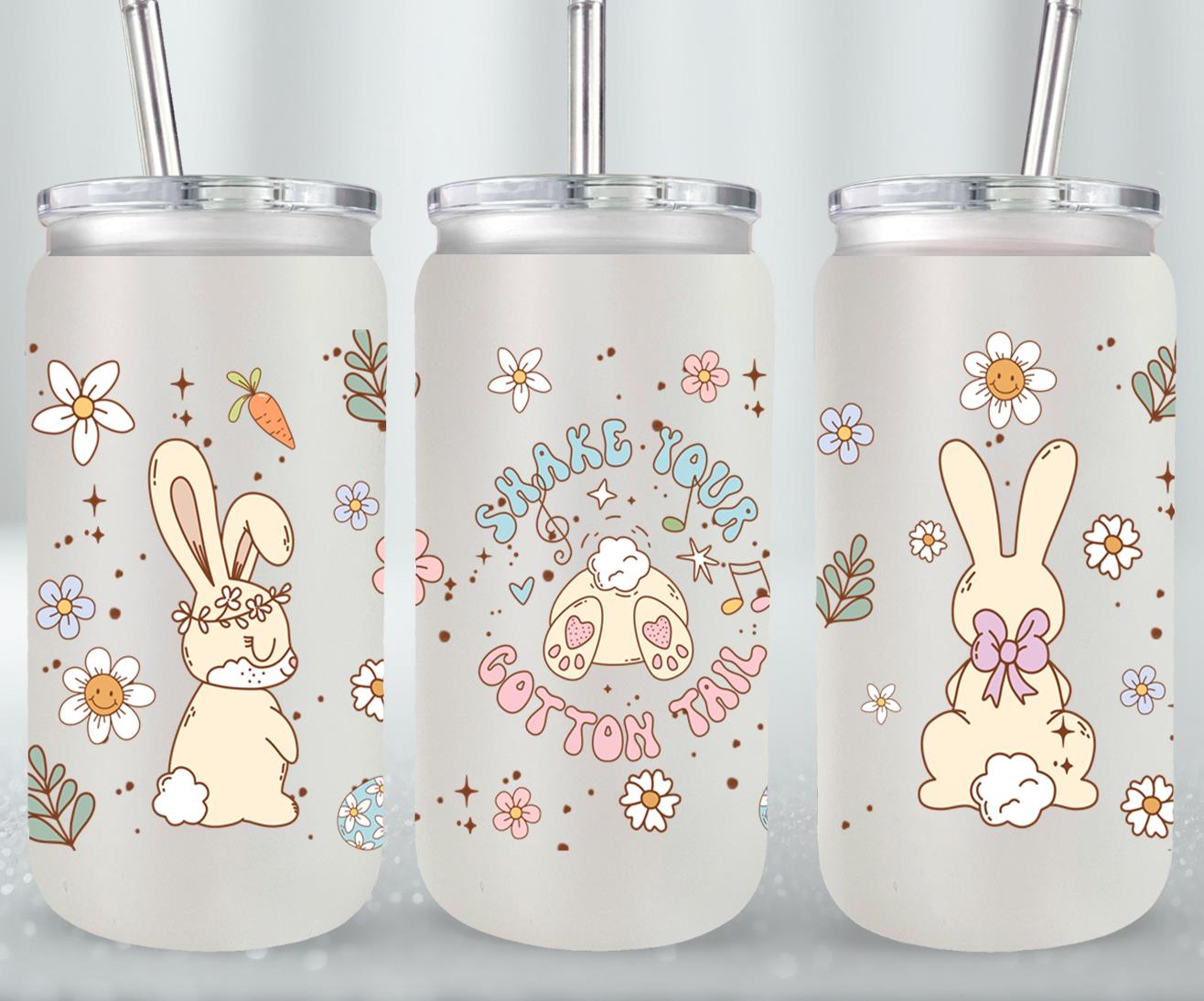 Shake Your Cotton Tail-10447 - glass can