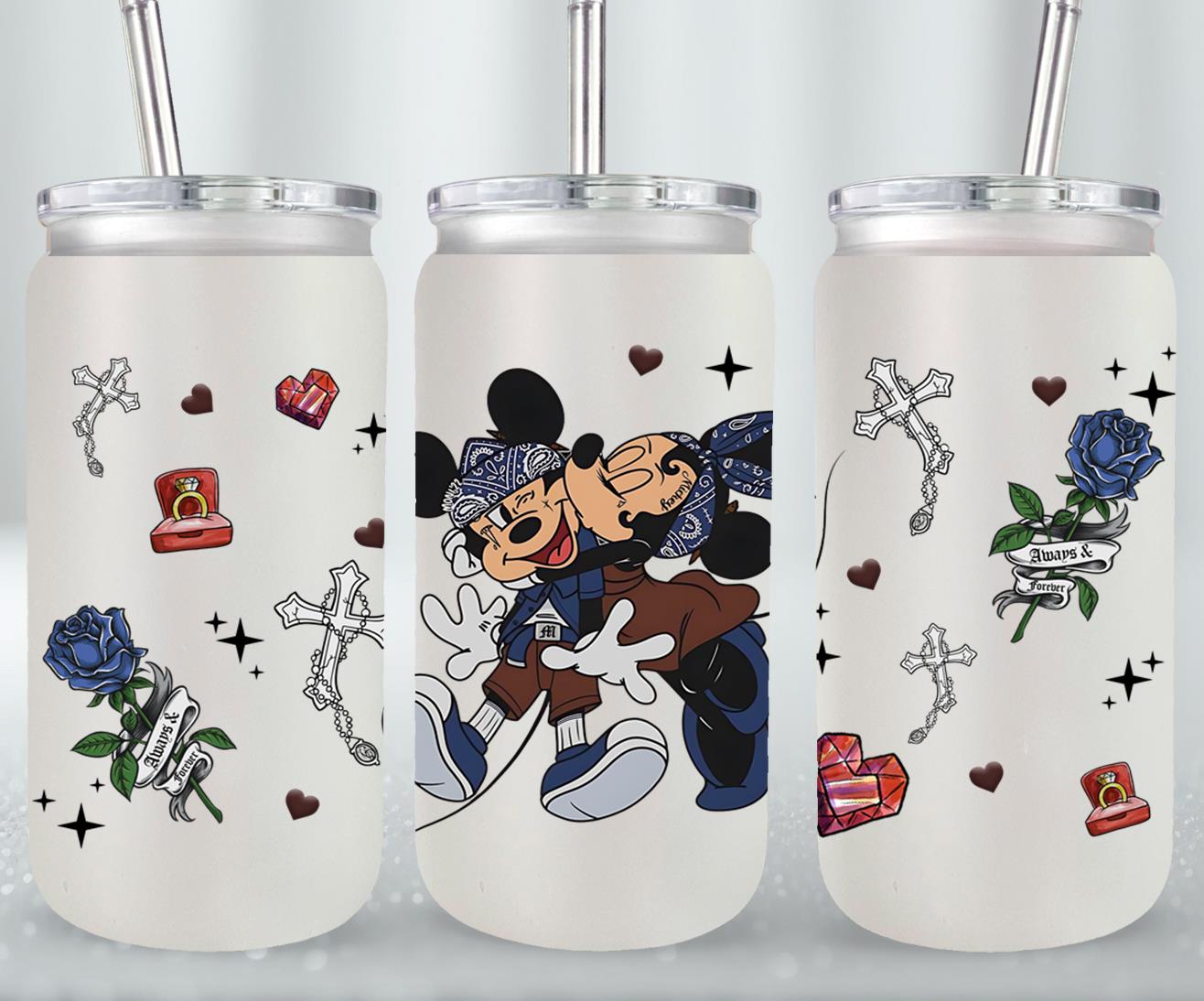 Cholos Cartoon-10149 - glass can