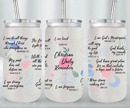 Christian Daily Reminders-10193 - glass can