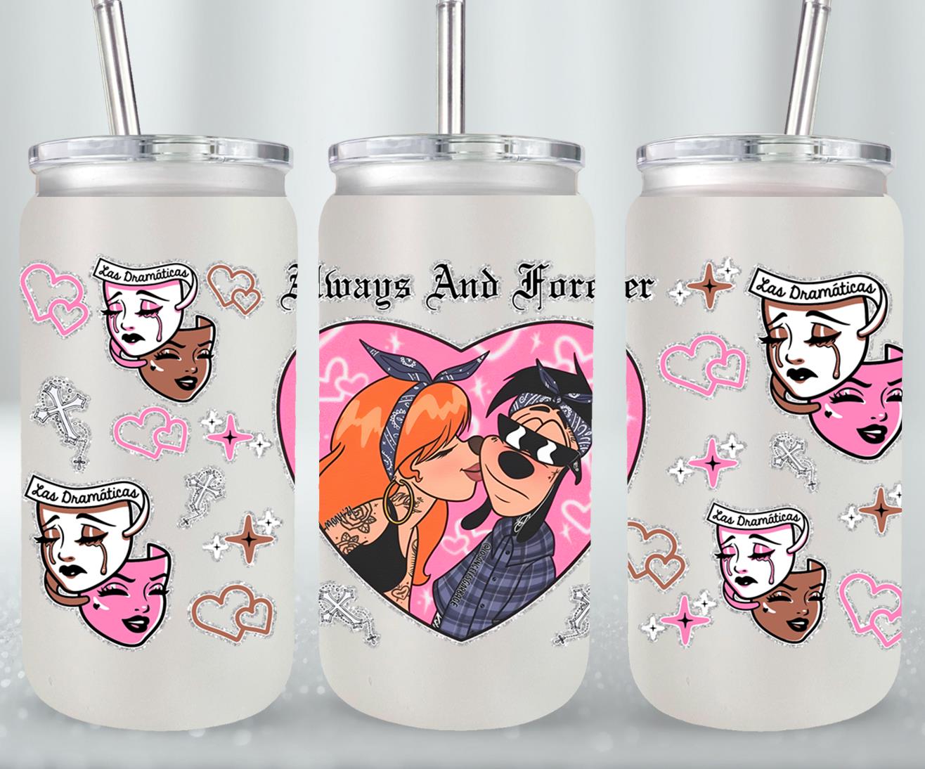 Always and Forever-10113 - glass can