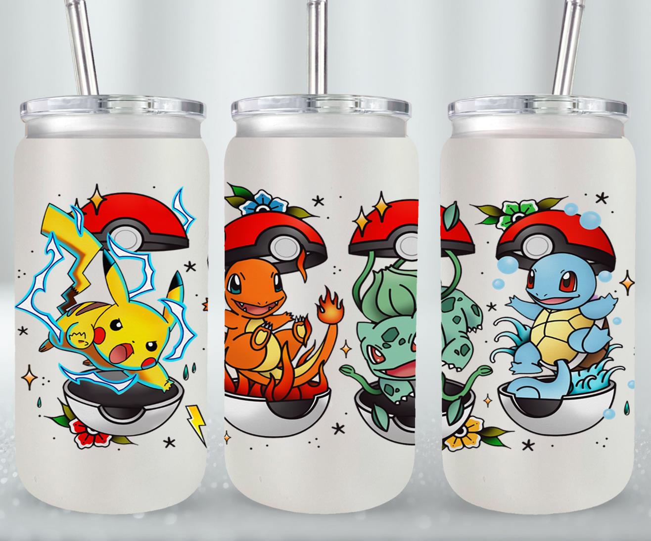 Pokemon - glass can