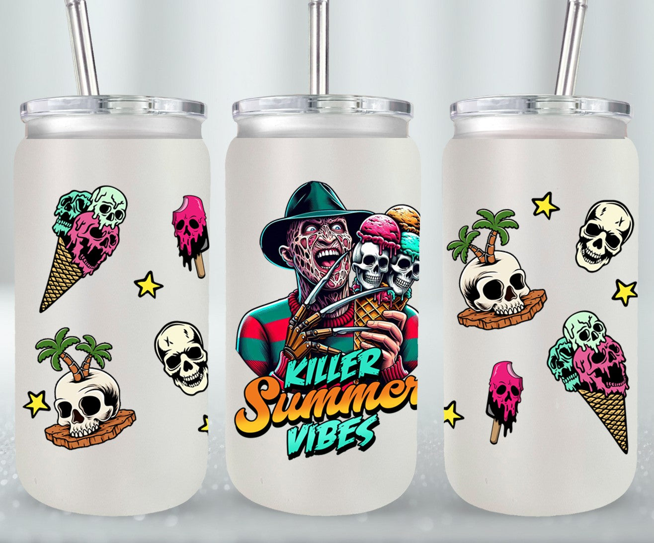 Killer Summer Vibes-10701 - glass can