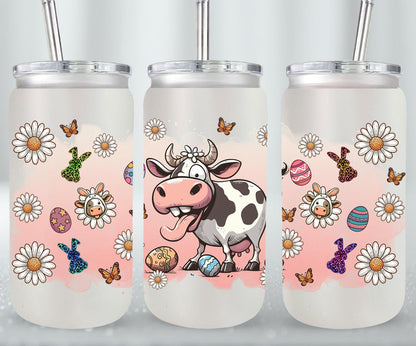 Cow Easter Day-10312 - glass can