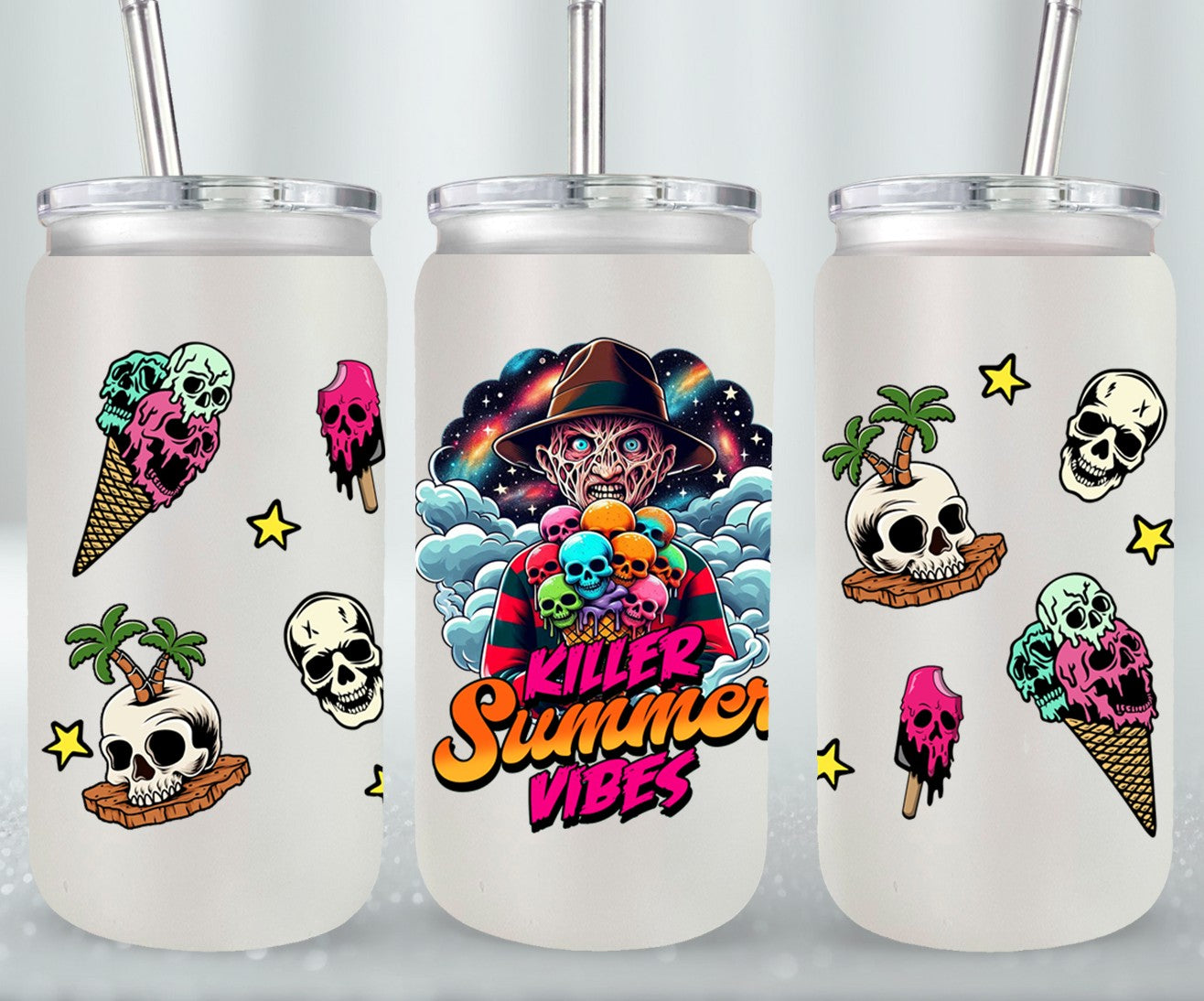 Summer Killer Vibesr-10727 - glass can