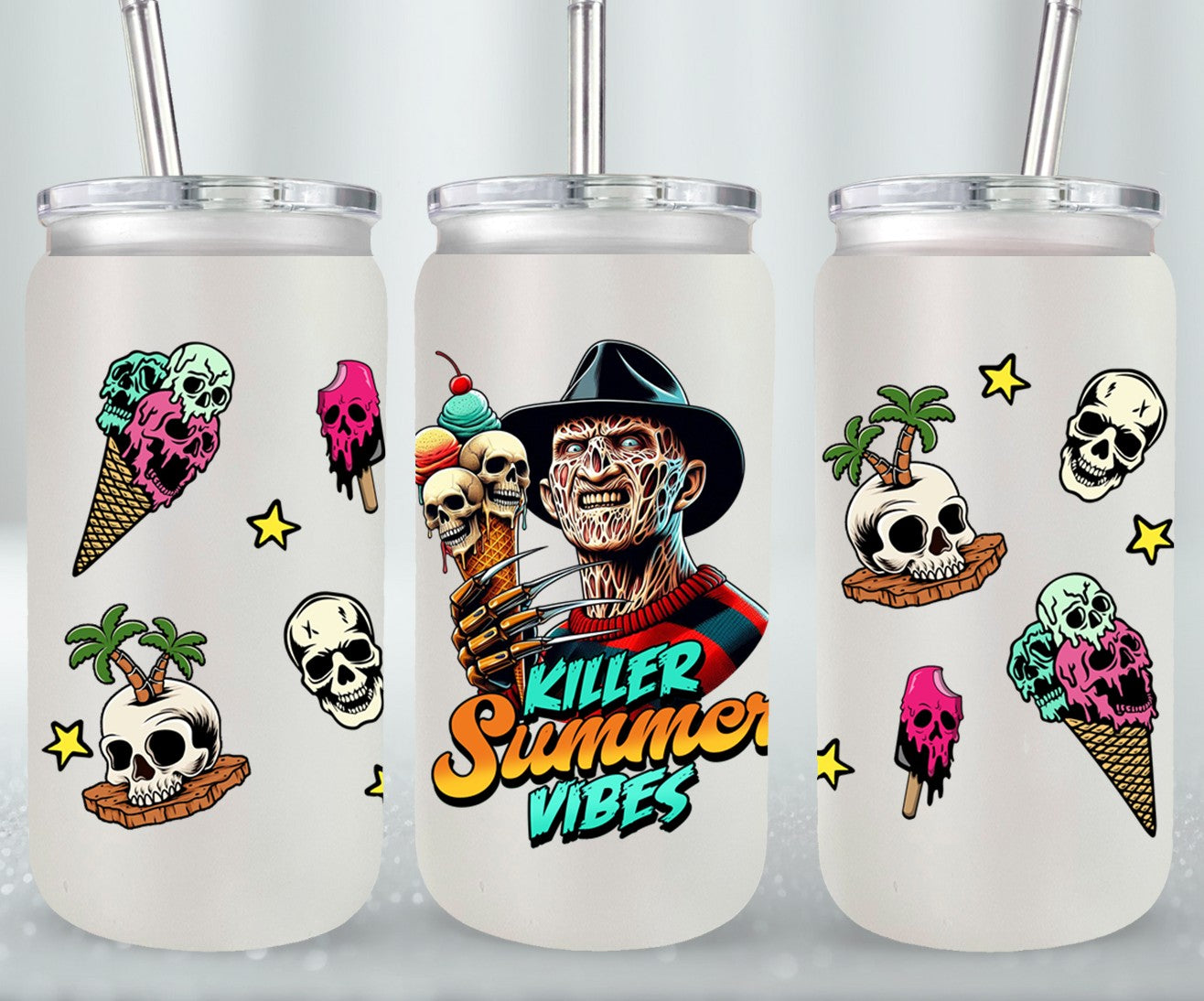 Killer Summer Vibes-10699 - glass can