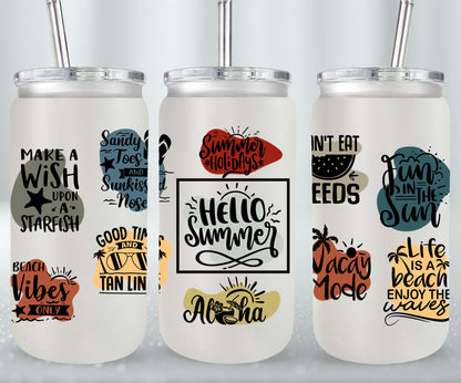 Summer Qoutes-10688 - glass can