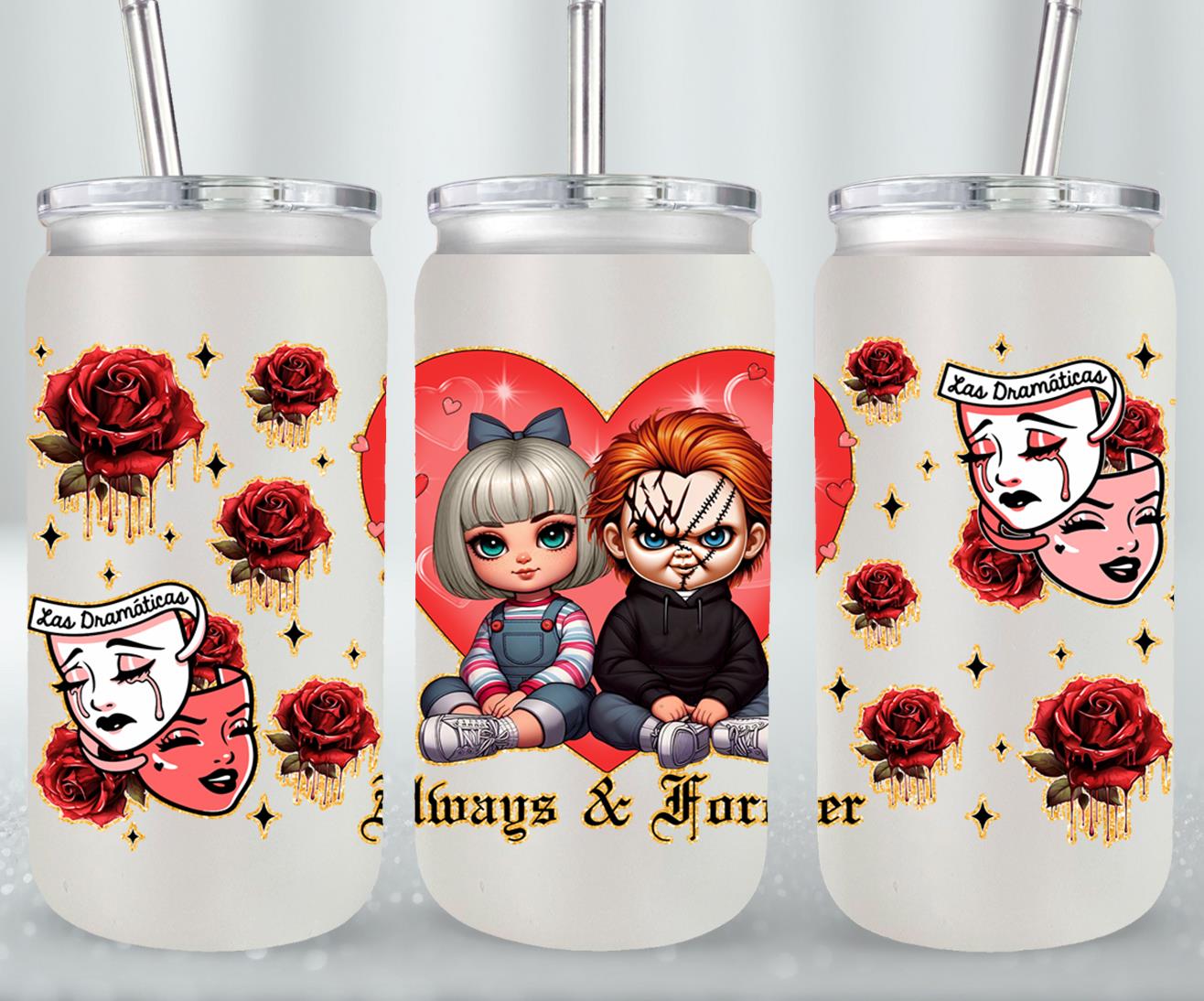 Always and Forever-10108 - glass can