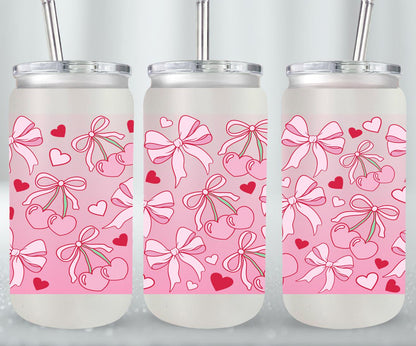 Coquette Cherry Bow-10248 - glass can