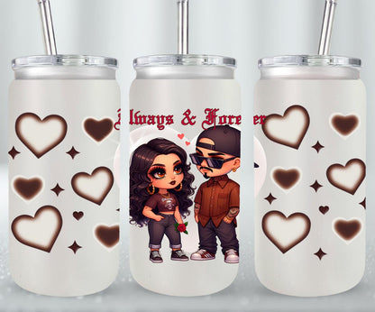 Always and Forever-10112 - glass can