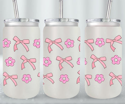 Bow Aesthetic Coquette-10245 - glass can