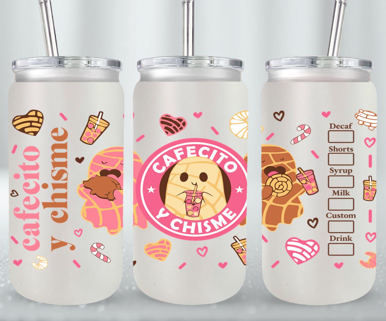 Cafecito y Chisme Halloween-10034 - glass can