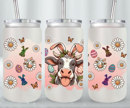 Cow Easter Day-10308 - glass can